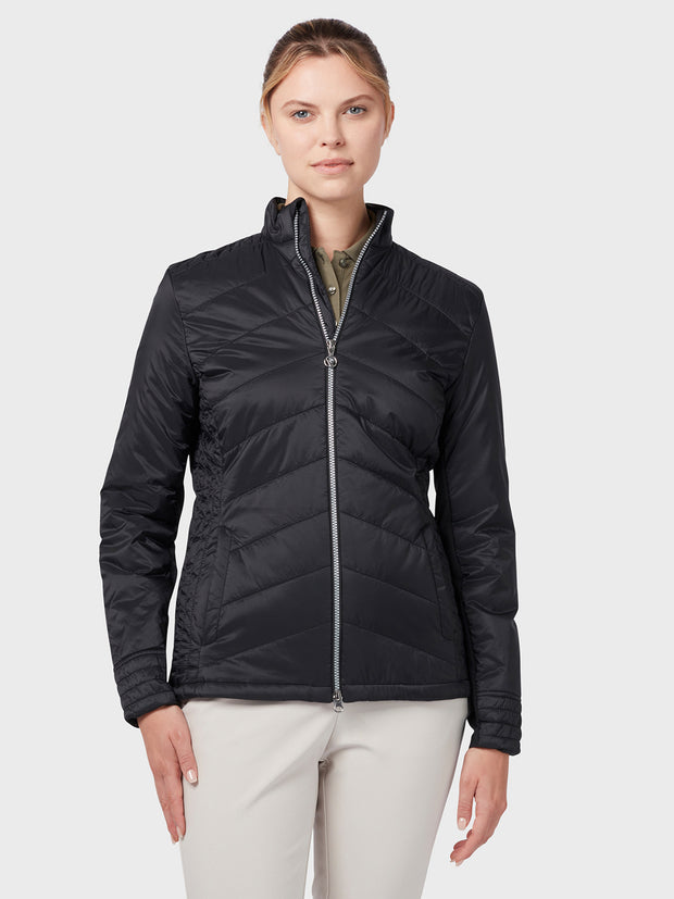 Women's Quilted Jacket In Caviar