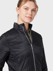 Women's Quilted Jacket In Caviar