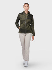 Women's Quilted Jacket In Industrial Green