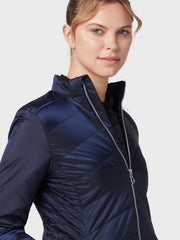 Women's Quilted Jacket In Peacoat