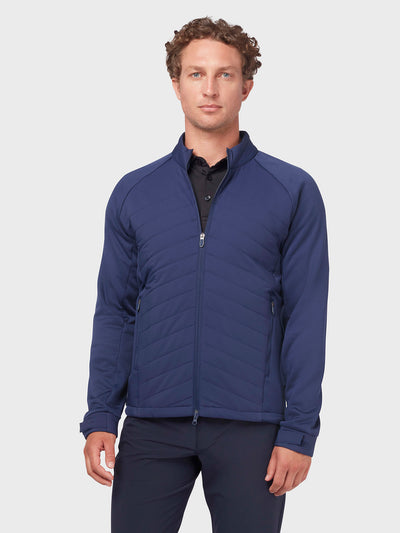 Primaloft Quilted Jacket In Peacoat