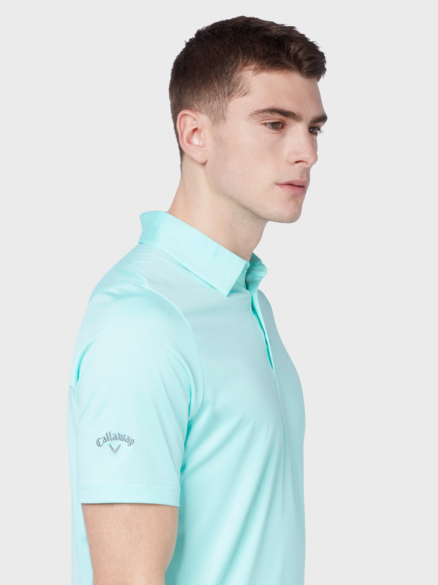 Swing Tech Tour Polo In Aruba Blue