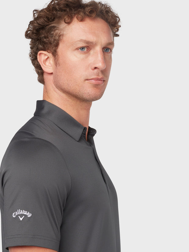 Swing Tech Tour Polo In Asphalt