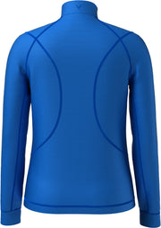 1/4 Zip Women's Chev Top In Blue Sea Star