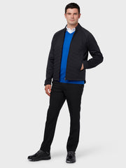 Thermal Merino Wool V-Neck Sweater In Surfing Blue