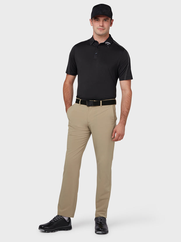 Chevron Tech Trouser In Trousers In Chinchilla