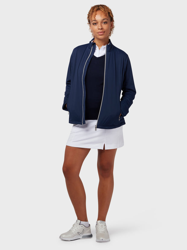 Women's Soft Shell Weather Series Wind Jacket In Peacoat