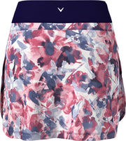 Floral Printed Women's Skort In Fruit Dove