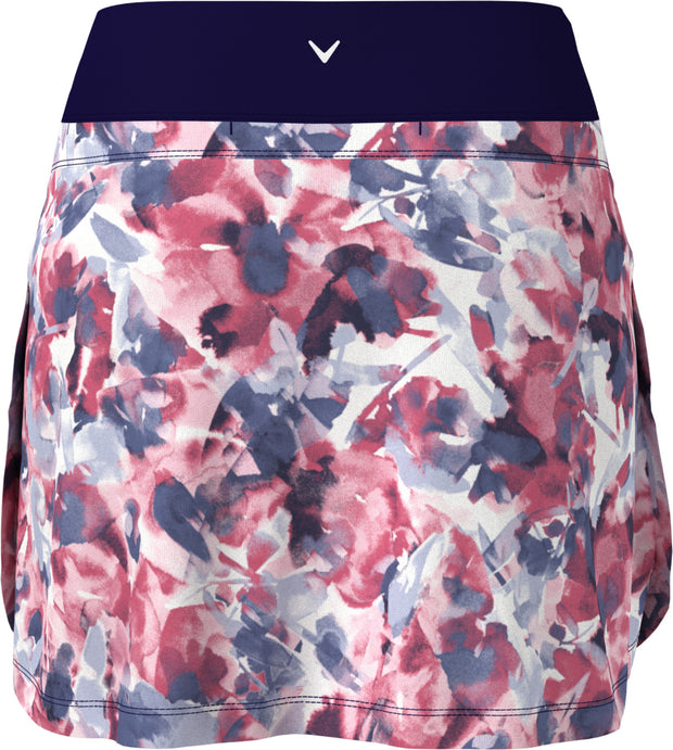 Floral Printed Women's Skort In Fruit Dove