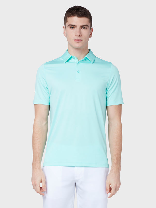 Swing Tech Tour Polo In Aruba Blue