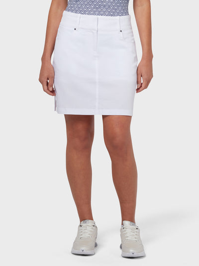 Ergo Coolmax Women's Skort In Brilliant White